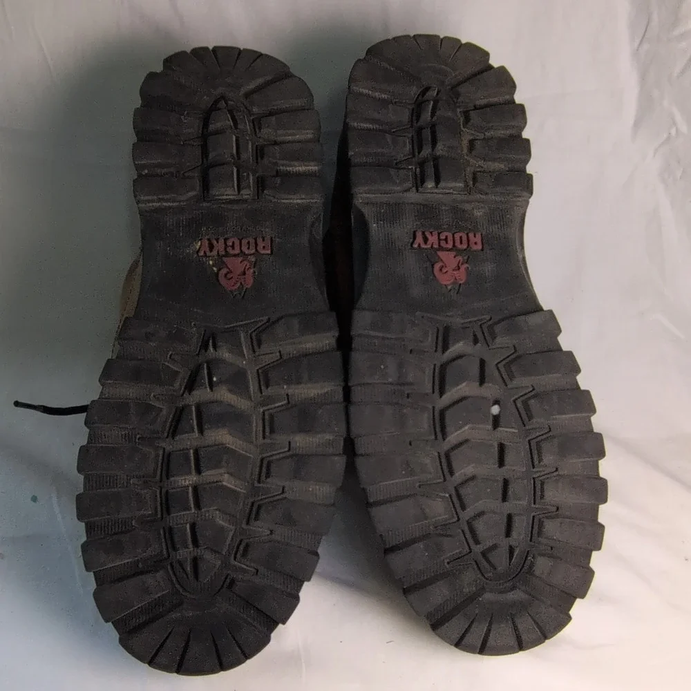 Rocky‎ Gore-Tex Waterproof Leather Hiking Work Boots Mens 10.5 med Vibram Style
